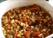 Indian Vegetarian Curried Corn